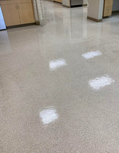 VCT floors wax removal After 1