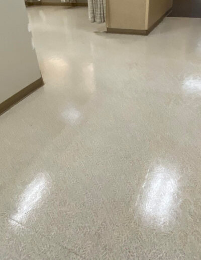VCT floors wax removal final results