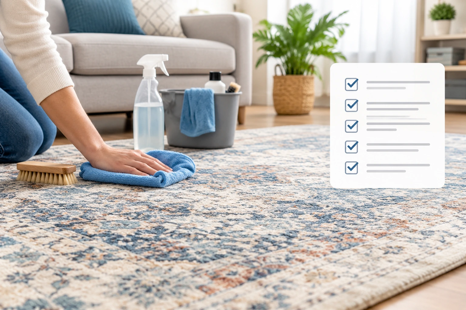 Area Rug Cleaning Checklist: Routine Cleaning Between Professional Services